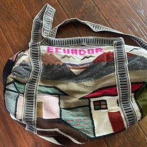 Boho Ecuador duffle bag